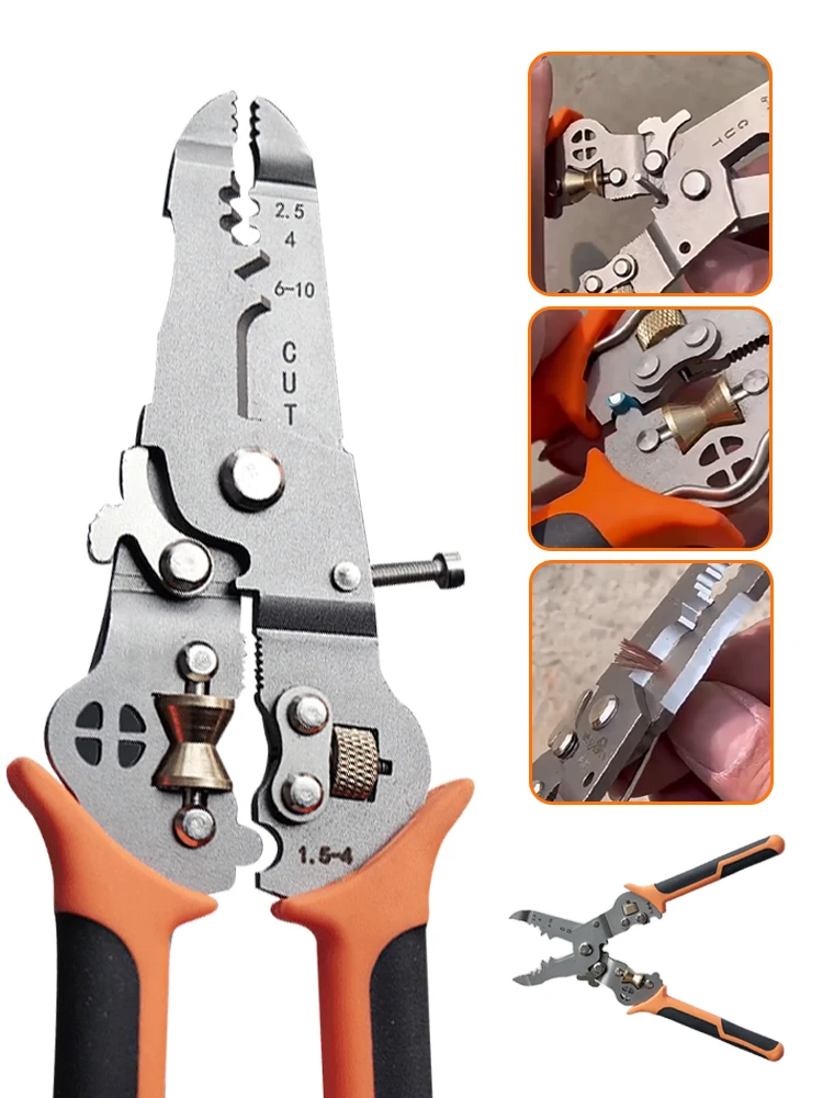 10 In 1 Pliers Multifunctional Wire Stripper&Cutter Household Tools