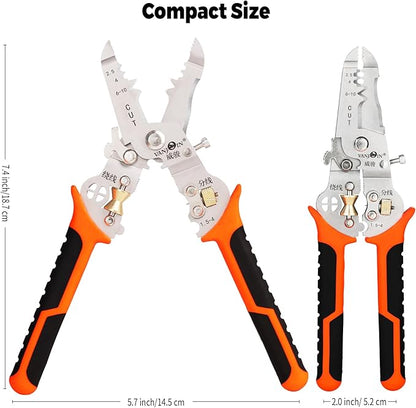 10 In 1 Pliers Multifunctional Wire Stripper&Cutter Household Tools