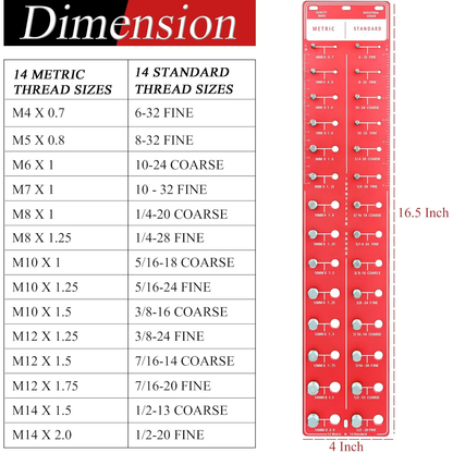 Nut and Bolt Thread Checker