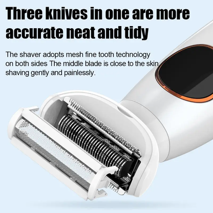 5 in 1 Lady Shaver Electric Razor Painless Bikini Trimmer