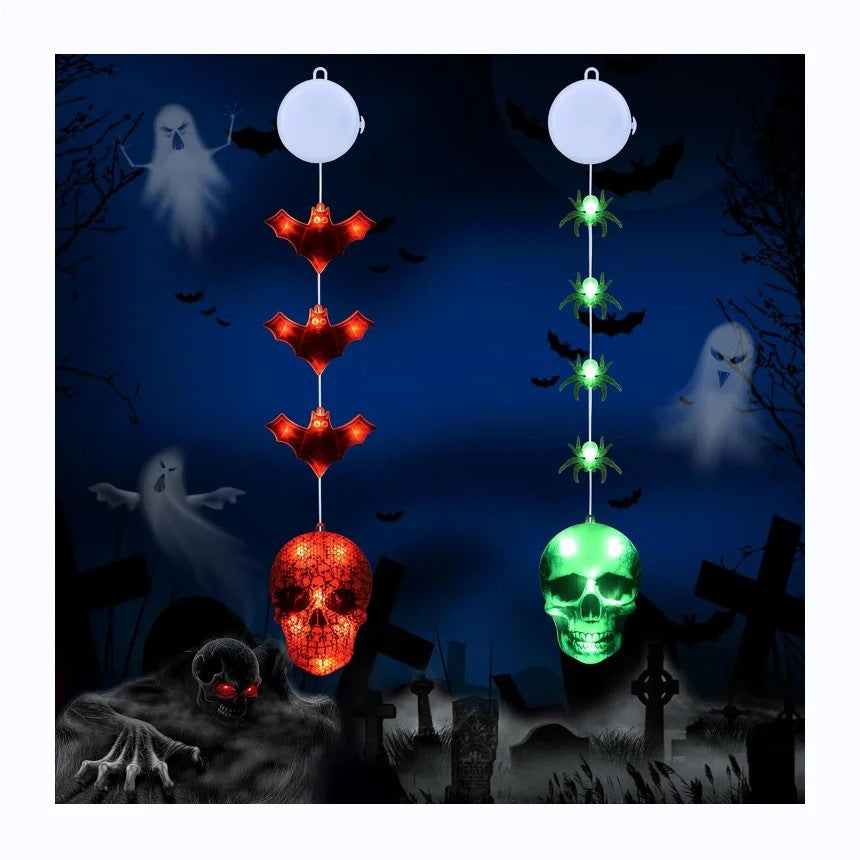 Halloween Window Lights with Suction Cup Battery Operated