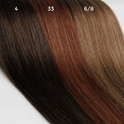 Tape In Remy Human Hair Extensions Pure Colour 18"/20"/22"(45cm/50cm/55cm)